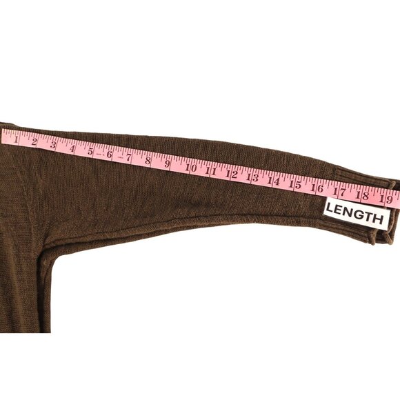 Sonoma green olive Open Front Cardigan Sweater Size PM - Picture 11 of 12